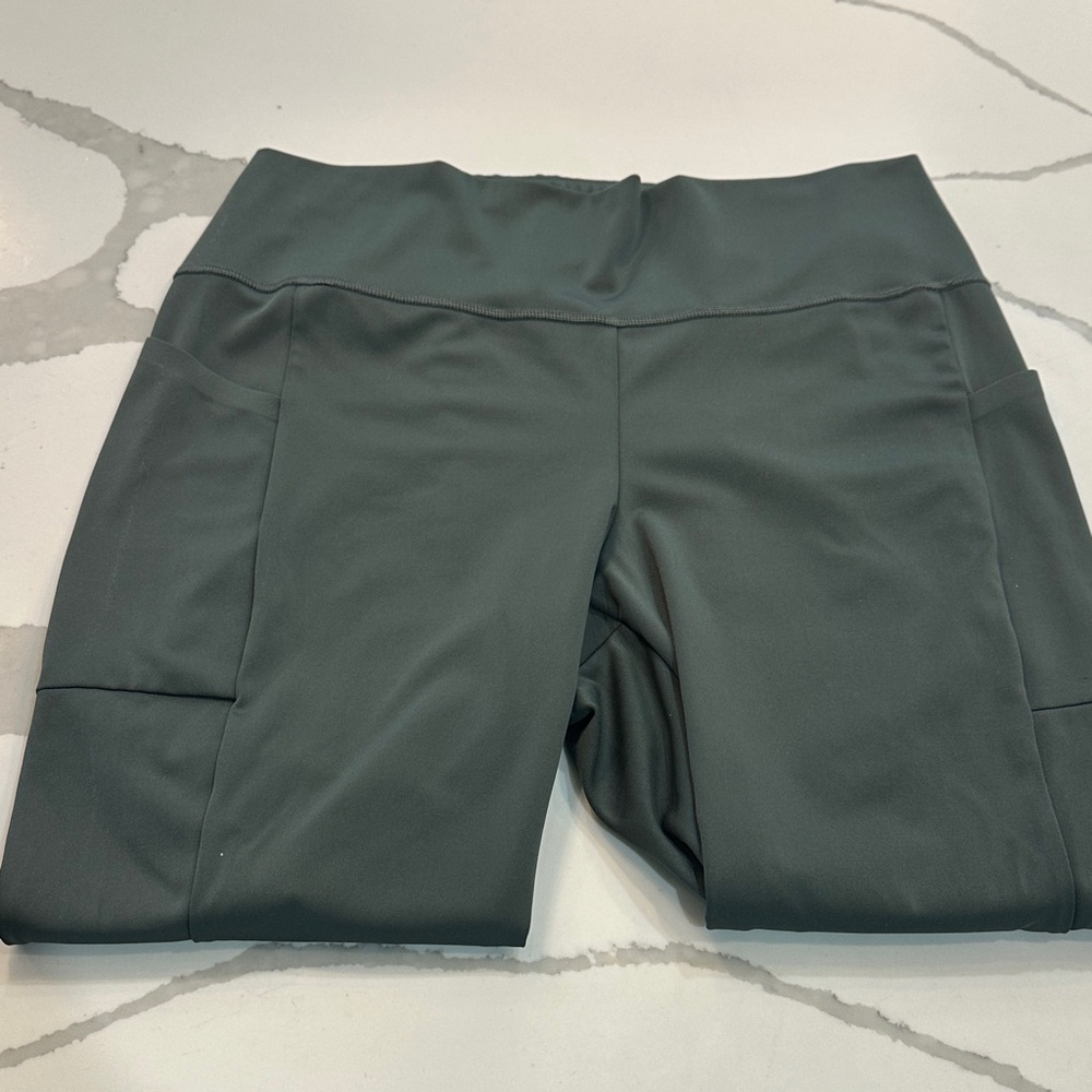 Soma nonstop olive green leggings